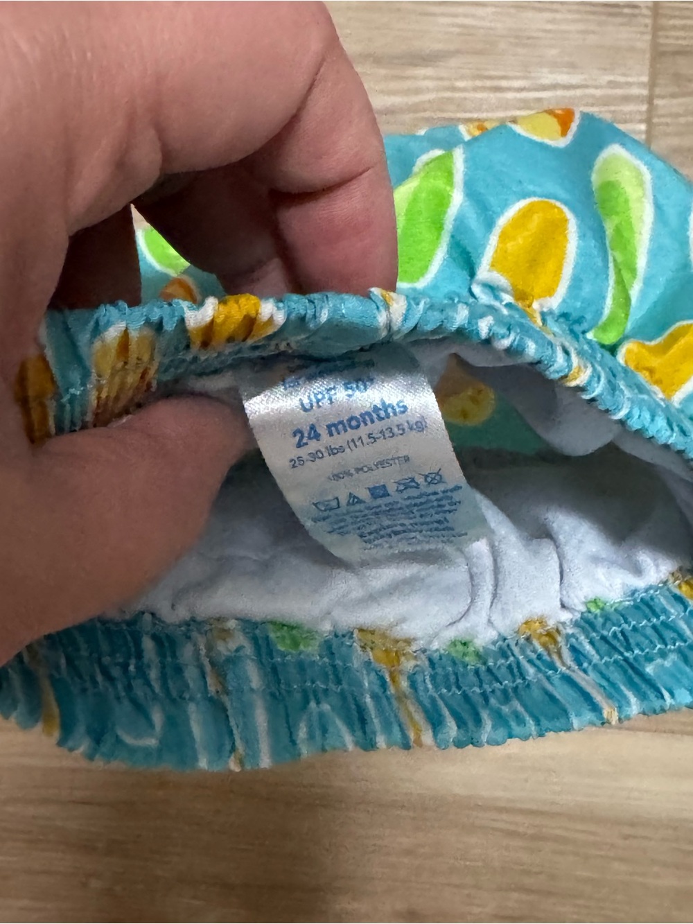 Green Sprouts 24mo swim diaper swim trunks - Picture 3 of 5